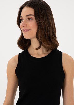 US POLO ASSN Siyah Kadın Basic T-Shirt