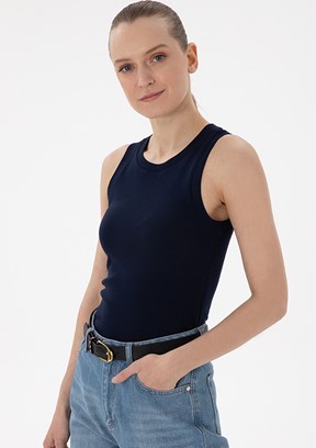 US POLO ASSN Lacivert Kadın Basic T-Shirt