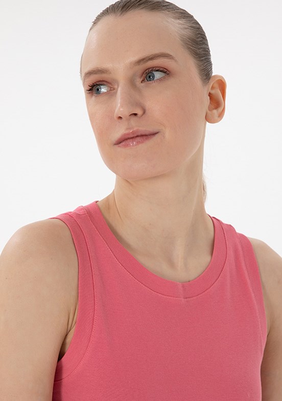 US POLO ASSN Pembe Kadın Basic T-Shirt