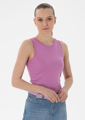 US POLO ASSN Pembe Kadın Basic T-Shirt