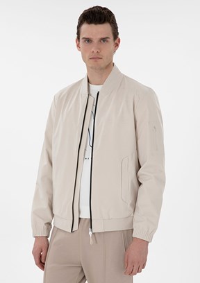 PİERRE CARDİN Bej Erkek Basic Mont