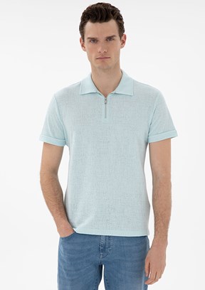 PİERRE CARDİN Yeşil Erkek Slim T-Shirt