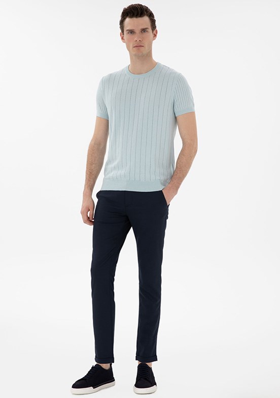 PİERRE CARDİN Lacivert Erkek Slim Pantolon