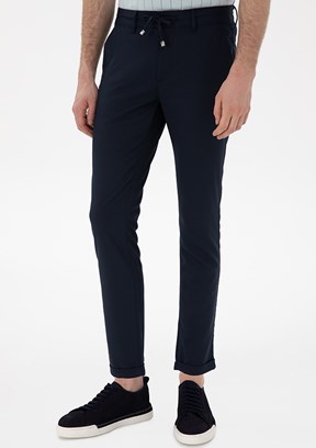 PİERRE CARDİN Lacivert Erkek Slim Pantolon