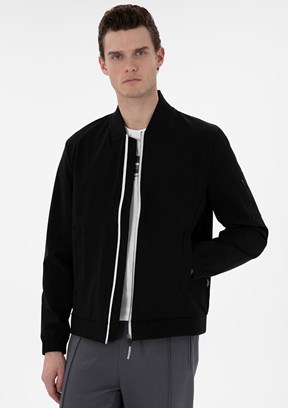 PİERRE CARDİN Siyah Erkek Basic Mont