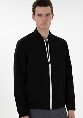 PİERRE CARDİN Siyah Erkek Basic Mont