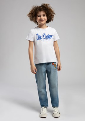 LEE COOPER Beyaz Erkek Çocuk Baskılı T-Shirt