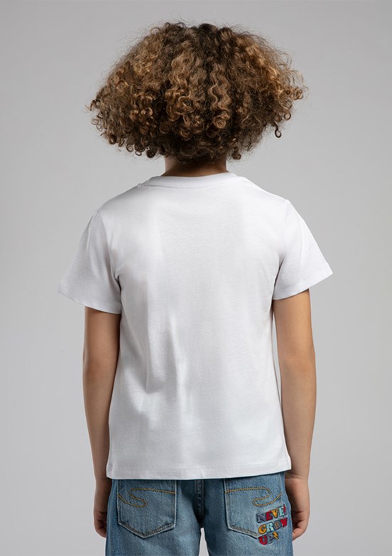 LEE COOPER Beyaz Erkek Çocuk Baskılı T-Shirt