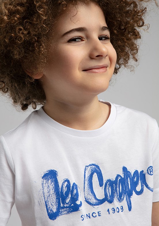 LEE COOPER Beyaz Erkek Çocuk Baskılı T-Shirt