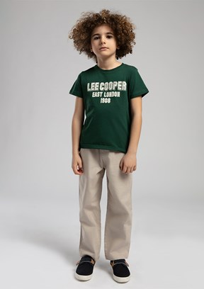 LEE COOPER Yeşil Erkek Çocuk Baskılı T-Shirt