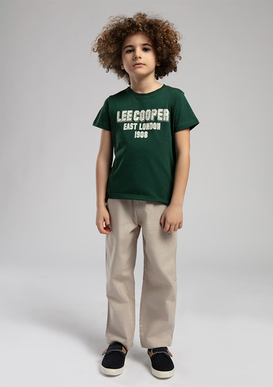 LEE COOPER Yeşil Erkek Çocuk Baskılı T-Shirt