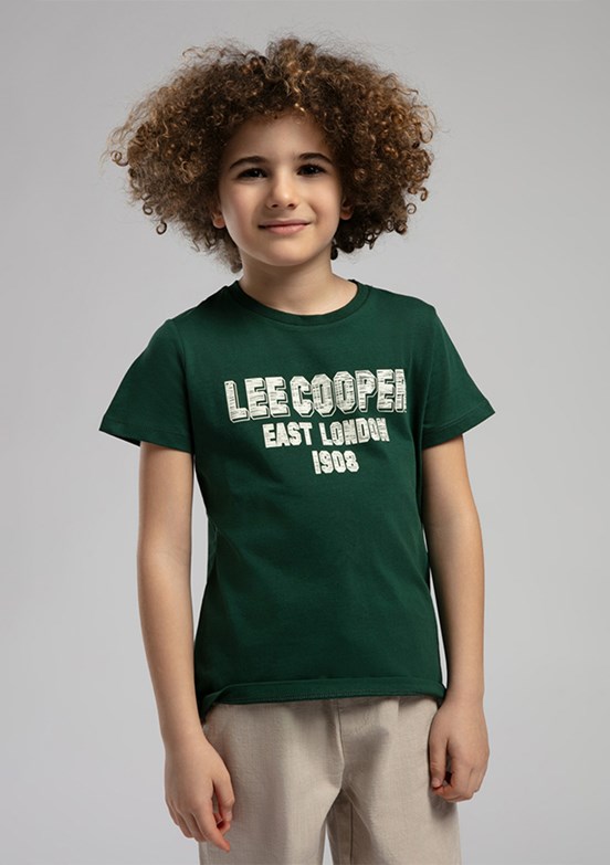 LEE COOPER Yeşil Erkek Çocuk Baskılı T-Shirt