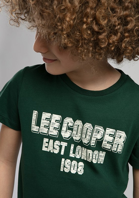 LEE COOPER Yeşil Erkek Çocuk Baskılı T-Shirt