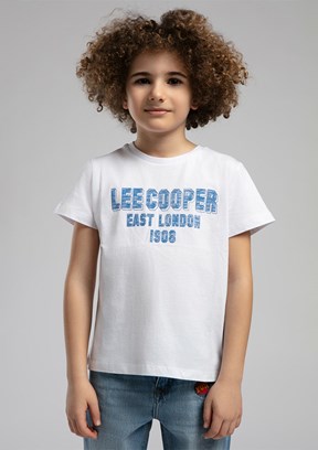LEE COOPER Beyaz Erkek Çocuk Baskılı T-Shirt