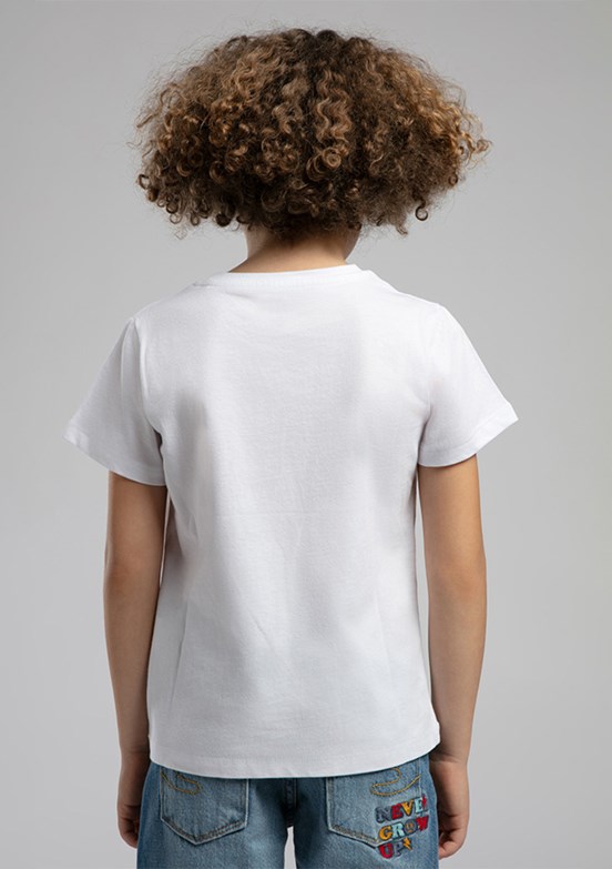 LEE COOPER Beyaz Erkek Çocuk Baskılı T-Shirt