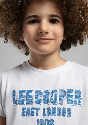 LEE COOPER Beyaz Erkek Çocuk Baskılı T-Shirt