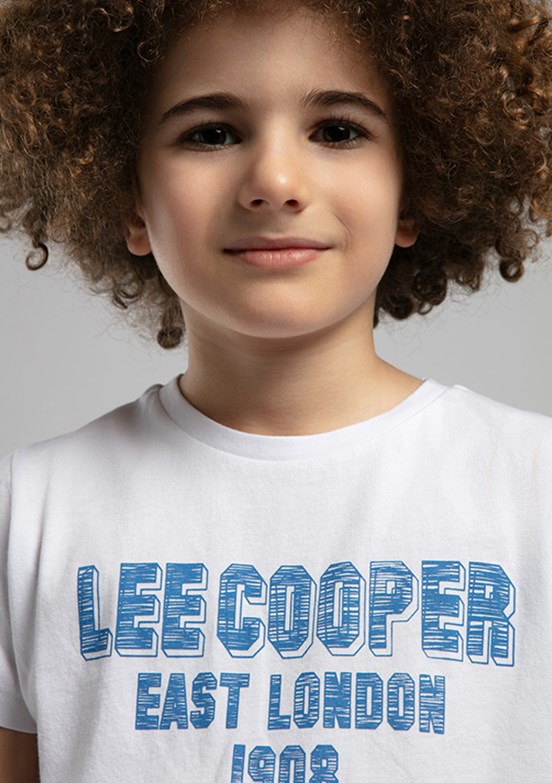 LEE COOPER Beyaz Erkek Çocuk Baskılı T-Shirt