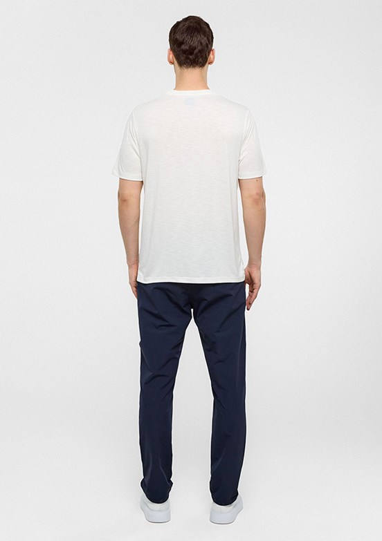 BACKANDBOND Beyaz Erkek Regular T-Shirt