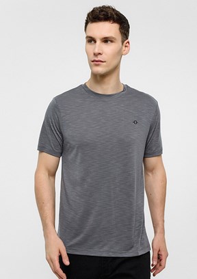 BACKANDBOND Gri Erkek Regular T-Shirt