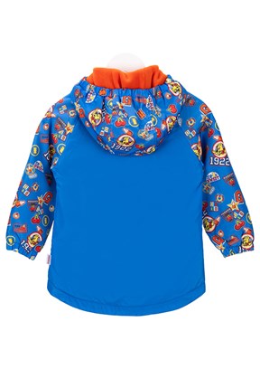 HARİBO Mavi Unisex Çocuk Baskılı Mont