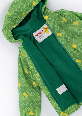 HARİBO Yeşil Unisex Çocuk Baskılı Mont