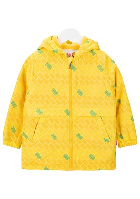HARİBO Sarı Unisex Çocuk Baskılı Mont