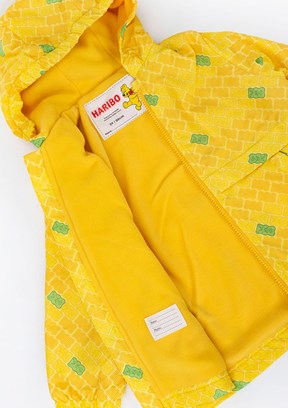 HARİBO Sarı Unisex Çocuk Baskılı Mont