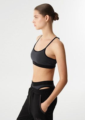TWİST Siyah Kadın Logo Nakışlı Jogger Pantolon