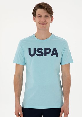 US POLO ASSN Mavi Erkek Basic T-Shirt