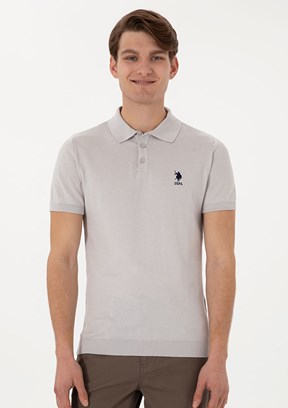US POLO ASSN Gri Erkek Regular Kazak