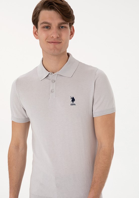 US POLO ASSN Gri Erkek Regular Kazak