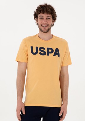 US POLO ASSN Turuncu Erkek Basic T-Shirt