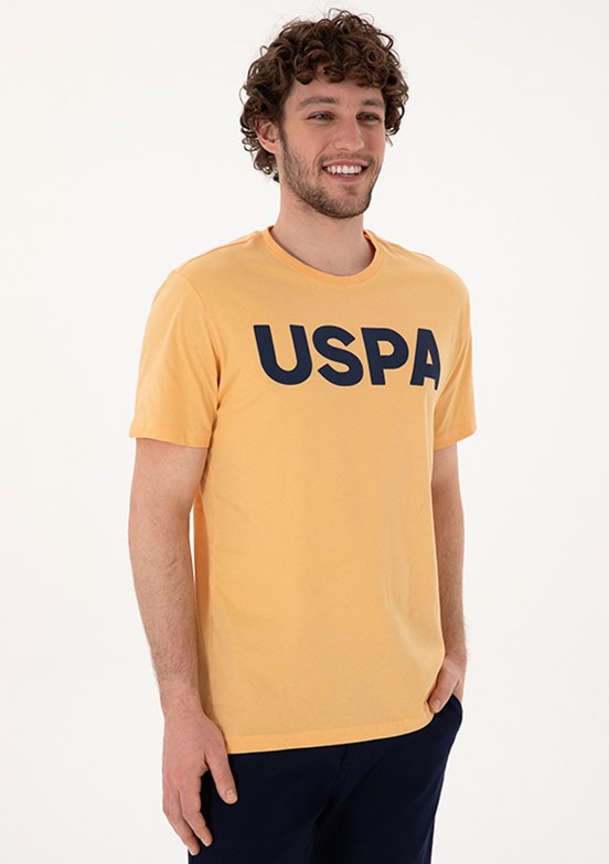 US POLO ASSN Turuncu Erkek Basic T-Shirt