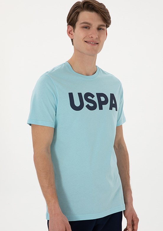 US POLO ASSN Mavi Erkek Basic T-Shirt