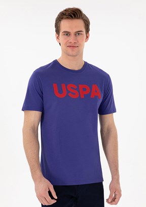 US POLO ASSN Erkek Mavi Basic T-Shirt