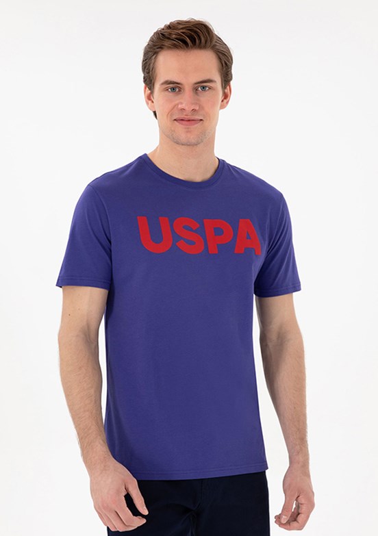 US POLO ASSN Erkek Mavi Basic T-Shirt