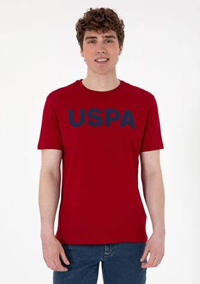 US POLO ASSN Bordo Erkek Basic T-Shirt