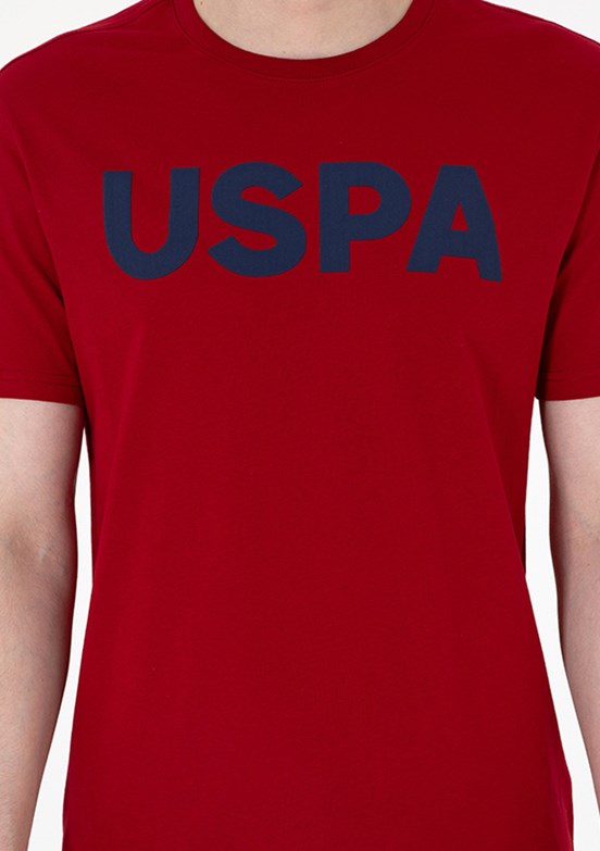 US POLO ASSN Bordo Erkek Basic T-Shirt