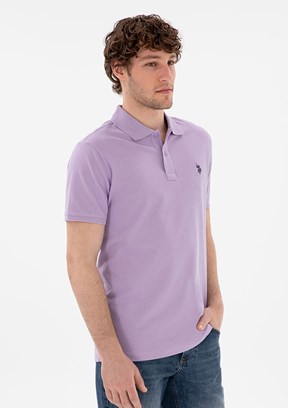 US POLO ASSN Mor Erkek Basic T-Shirt