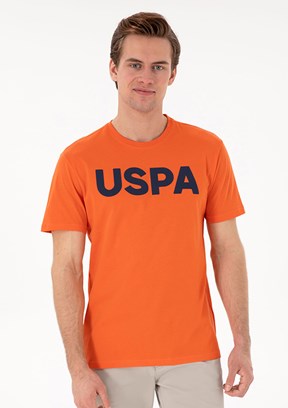 US POLO ASSN Erkek Nar Çiçeği Basic T-Shirt