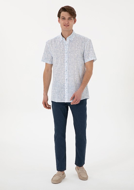 US POLO ASSN Mavi Erkek Slim Jean Pantolon