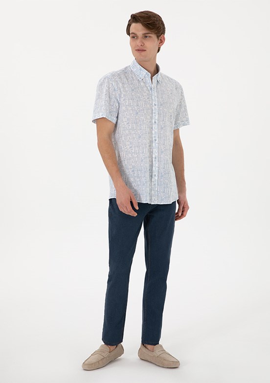US POLO ASSN Mavi Erkek Slim Jean Pantolon