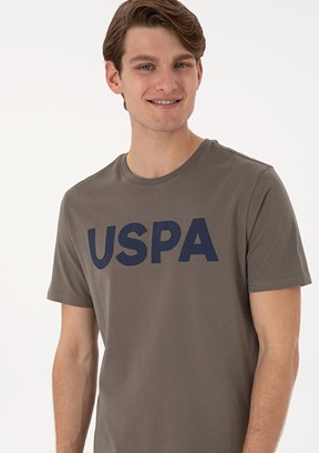 US POLO ASSN Bej Erkek Basic T-Shirt