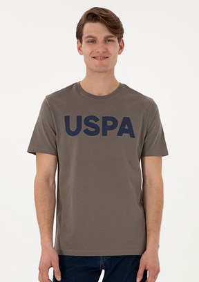 US POLO ASSN Erkek Bej Basic T-Shirt