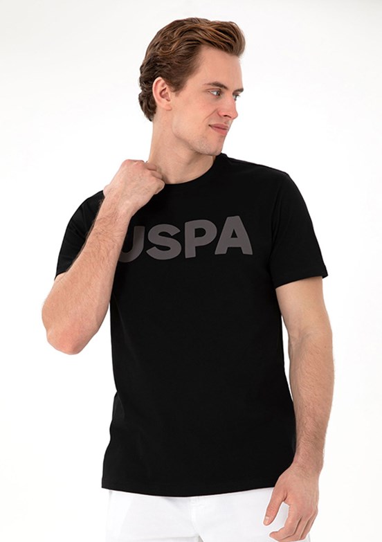 US POLO ASSN Siyah Erkek Basic T-Shirt
