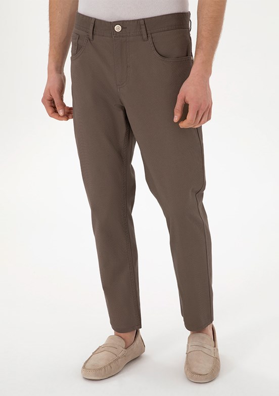 US POLO ASSN Bej Erkek Chino Pantolon