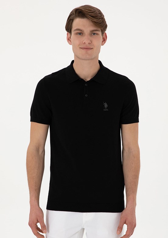 US POLO ASSN Siyah Erkek Regular Kazak