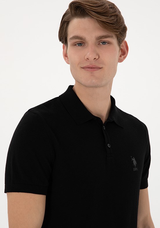 US POLO ASSN Siyah Erkek Regular Kazak