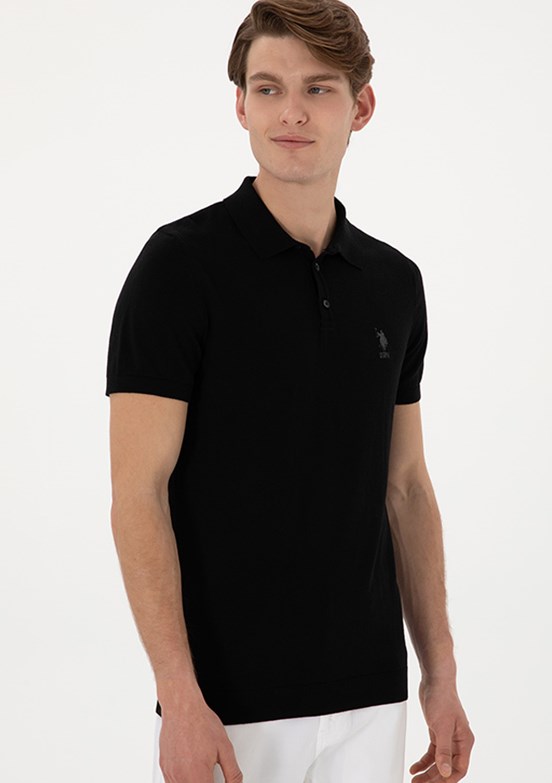 US POLO ASSN Siyah Erkek Regular Kazak