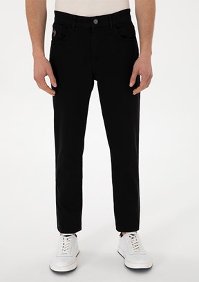 US POLO ASSN Siyah Erkek Slim Jean Pantolon